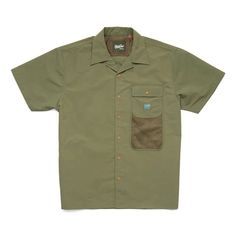 A layerable tech shirt with ample stash pockets for foraging Utility Tops With Pockets For Outdoor, Utility Style Short Sleeve Tops With Cargo Pockets, Utility Tops With Cargo Pockets And Short Sleeves, Utility Style Tops With Pockets For Outdoor, Utility Tops With Side Pockets For Outdoor, Outdoor Cotton Top With Multiple Pockets, Cotton Outdoor Top With Multiple Pockets, Utility Shirt With Cargo Pockets And Short Sleeves, Khaki Camp Shirt With Relaxed Fit And Pockets