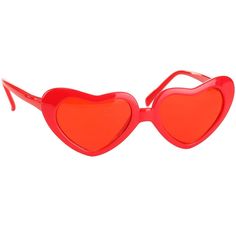 Give your Valentine's Day game a boost with these Sweetheart Sunglasses. They boast red, heart-shaped plastic frames and lenses tinted in a matching hue, perfect for getting you into the festive spirit. Whether you're hitting the town to meet your date for dinner or taking a leisurely stroll with your loved one, these glasses are sure to add some extra fun and flair to the whole occasion. So make this Valentine's Day one to remember and pick up a pair of Sweetheart Sunglasses today! Fun Red Heart-shaped Sunglasses, Playful Red Sunglasses For Party, Fun Heart Print Sunglasses For Valentine's Day, Playful Heart-shaped Sunglasses For Valentine's Day, Fun Red Sunglasses For Valentine's Day, Red Tinted Sunglasses As A Gift, Red Tinted Lenses Sunglasses As Gift, Red Heart-shaped Sunglasses For Valentine's Day, Red Plastic Sunglasses For Valentine's Day