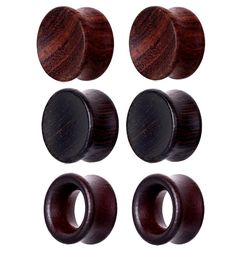 PRICES MAY VARY. Packet included: 6pcs of Wooden Plugs (same size) mix 3 style for you 8mm is small check this Gauge:00g(10mm),1/2"(12mm),9/16"(14mm),5/8"(16mm),11/16"(18mm),3/4"(20mm) Diameter:(approx)8mm Height:(approx)12mm-12.5mm Best Choice for You . Punk Piercings, Unique Ear Piercings, Industrial Piercing Jewelry, Wooden Plugs, Ear Gauges Plugs, Saddle Fitting, Ear Tunnels, Organic Wood, Body Jewelry Piercing