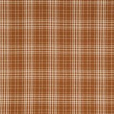 a brown and white plaid fabric