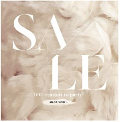 the sale is on and it's time to shop for some fur or something else