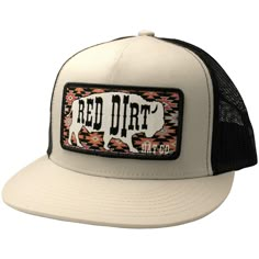 PRICES MAY VARY. Adjustable snap closure One size fits all Mesh backing Snapback style Poly-cotton blend Red Dirt Hat Company is an Arp, Texas based lifestyle brand worn by everyone from the back porch poets to the musicians, oil field workers, rodeo cowboys, first responders, ranchers, and outdoorsmen across the country. We've got simple designs that make a statement as well as our very own elaborate designs. Trying to encompass everything that Red Dirt stands for is our main focus. Country Style Snapback Hat With Flat Brim, Country Style Snapback Hat For Country Events, Casual Curved Brim Snapback Hat For Country Events, Country Style Snapback Hat With Curved Brim, Flat Brim Baseball Cap For Country Events, Country Style Snapback Hat With Flat Brim For Outdoor, Country Style Outdoor Snapback Hat With Flat Brim, Casual Snapback Hat With Flat Brim For Rodeo, Country Style White Snapback Hat