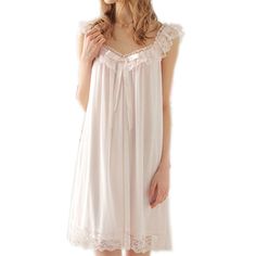 Cute Nightgowns, Cotton Night Dress, Victorian Nightgown, Vintage Pajamas, Peignoir Sets, Cotton Nightgown, Vintage Nightgown, Victorian Vintage, Women's Sleepwear