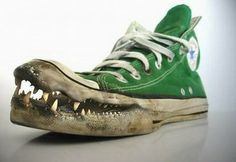 Funny Shoes | Funny Comedy Pics Strange Shoes, Weird Shoes, Funny Shoes, Horror Vintage, Creative Shoes, Crocodile Shoes, Funky Shoes, Baskets Nike