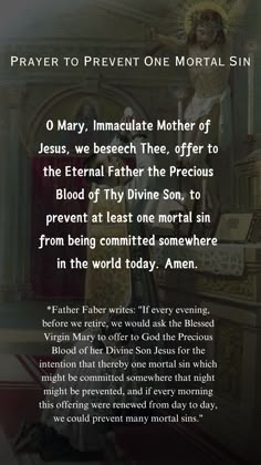 the prayer for mary immaculate mother of jesus