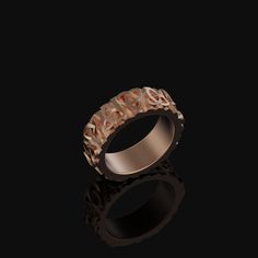 Celtic Triquetra Band - Engravable Rose Gold Finish Celtic Wedding Bands, Celtic Knot Designs, Celtic Wedding, Couple Jewelry, Engraved Rings, Celtic Knot, Unique Charms, Gold Material, Anniversary Rings