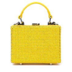 New With Tags Sold Out Online Was Only Available For Pre Order Dustbag, Box And Extra Studs Included Luxury Yellow Rectangular Box Bag, Yellow Box Bag With Detachable Handle For Evening, Yellow Top Handle Box Bag For Evening, Rectangular Yellow Box Bag For Evening, Chic Yellow Box Bag For Evening, Chic Yellow Evening Box Bag, Elegant Yellow Box Bag For Formal Occasions, Elegant Formal Yellow Box Bag, Elegant Yellow Formal Box Bag