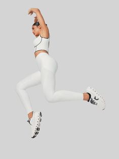 Squat Proof Leggings, Female Pose Reference, Compression Leggings, Body Sculpting, Squat Proof, Female Poses, Pose Reference, Double Layer, Active Wear