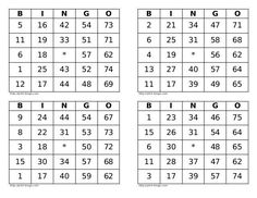 Numbers Spanish, Math Bingo