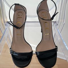 Never Worn Gucci Black Latex Heels In Size 37.5 Comes With Dust Bag And Box No Counter Offers Will Be Accepted And No Trades. 100% Authentic Vintage Sandals, Gucci Black, Gucci Shoes, Teen Fashion Outfits, Teen Fashion, Shoes Women Heels, Shoes Heels, Dust Bag, Gucci