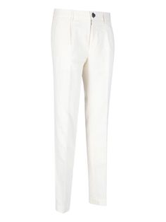 Incotex slim cotton and linen, white pants with belt loops, zip and button closure, central pinces, two side pockets, two back welt pockets, and a straight hem. Linen White Pants, Pants With Belt, Margiela Shoes, Gucci Hat, Shopping Places, Linen White, Italian Outfits, Golden Goose Shoes, Prada Shoes