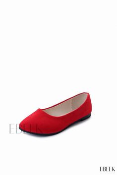 Ebeek - Premium Slip-On Shoes with Soft Sole and Low-cut Design Shoe Sole, Suede Heels, Cut Design, On Shoes, Low Cut, Slip On Shoes, Slip On, Heels, Red