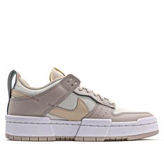 Womens Nike Dunk Low Disrupt Sail WMNS Sneakers/Shoes Beige Sneakers With Perforated Toe Box For Streetwear, Beige Nike Sneakers With Rubber Sole, Beige Low-top Sneakers With Translucent Outsole, Modern Cream Sneakers For Streetwear, Nike Cream Low-top Sneakers, Modern Beige Sneakers With Boost Midsole, Nike Beige Sneakers For Sports, Beige Nike Sneakers For Sports, Beige High-top Sneakers With Perforated Toe Box