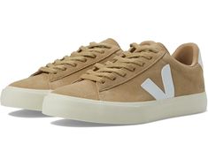 Women's VEJA Campo Everyday Fall Sneakers With Gum Sole, Fall Everyday Sneakers With Gum Sole, Fall Everyday Sneakers With White Sole, Suede Sneakers For Outdoor Spring Activities, Outdoor Suede Sneakers For Spring, Leather Sneakers For Outdoor Spring Activities, Spring Outdoor Suede Sneakers, Spring Outdoor Leather Sneakers, Tan Sneakers Women