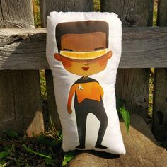 a pillow with an image of a boy on it and the text poshmark $ 16