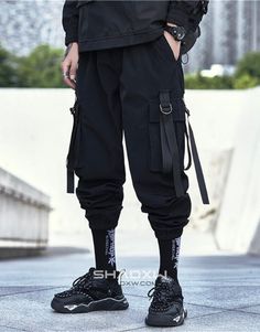 Design: Techwear, Ninja Techwear, Cyberpunk, Military, Futuristic Technical pants: This techwear pants is the perfect garment to complete your Techwear outfit. Breathable materials: This techwear hoodie made of polyester, cotton and spandex can be worn all year round. Suitable for men and women Machine washable: 30 °C (86 °F) FREE worldwide shipping Size(cm) Waist Length Hips S 68 99 112 M 72 101 116 L 76 103 120 XL 80 105 124 XXL 84 107 128 If your main concern is to have enough pockets to carr Nylon Techwear Pants For Winter, Techwear Pants For Outdoor Fall Season, Black Combat Pants For Fall, Fall Techwear Bottoms For Outdoor, Fall Outdoor Techwear Bottoms, Black Techwear Bottoms For Winter, Techwear Bottoms For Outdoor Winter Wear, Combat Style Cargo Pants For Streetwear In Fall, Fall Techwear Parachute Pants