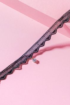 This PRETTY IN LOVE CHOKER is made from a blend of zinc alloy and delicate lace, with a pearl pendant for an elegant look. It's expertly crafted in Korea for a luxurious finish. A unique choice for special occasions. ALL ACCESSORIES CANNOT BE RETURNED OR EXCHANGED. Black Dainty Jewelry For Party, Elegant Lace Choker With Lace Trim, Elegant Silver Lace Jewelry, Elegant Lace Trim Choker, Adjustable Lace Necklaces For Party, Adjustable Lace Jewelry For Parties, Black Lace Party Jewelry, Lace Trim Choker Jewelry For Party, Lace Trim Choker For Party