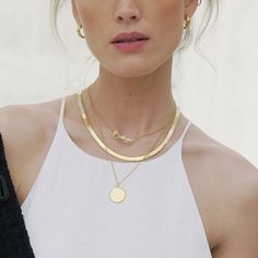 "Jewelry Gifts for Her: Oak and Luna Herringbone Chain Necklace, Dainty Unique Minimalist Layering Style Jewelry in Gold and Sterling Silver 925. The perfect gift for any occasion for her, mom, bestie, daughter or yourself. ★ D E T A I L S ∙ & ∙ M A T E R I A L ∙ I N F O Material: Sterling Silver 925 / 18k Gold Plated Sterling Silver 925 Thickness: 0.53 mm / 0.02\" Height of pendant: 5.26 mm / 0.21\" Chain style: Snake Chain Chain length: 16\", 18\" ★ C U S T O M I Z A T I O N ∙ I N F O 1) S Minimalist Necklace With Adjustable Chain For Birthdays, Minimalist Herringbone Necklace With Box Chain As Gift, Minimalist Herringbone Necklace With Snake Chain, Minimalist Snake Chain Charm Necklaces As Gift, Minimalist Clavicle Chain Herringbone Necklace As Gift, Minimalist Herringbone Necklace With Clavicle Chain Gift, Gold Minimalist Herringbone Necklace As Gift, Gold Minimalist Herringbone Necklace Gift, Minimalist Snake Chain Necklace For Anniversary