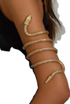 Gold Snake Shape Jewelry For Parties, Adjustable Snake-shaped Metal Jewelry, Adjustable Snake Shaped Metal Jewelry, Adjustable Bracelet Strap Jewelry For Parties, Flexible Gold Bracelets For Party, Elegant Metal Bracelet, Gold Snake-shaped Jewelry For Party, Gold Snake-shaped Party Jewelry, Gold Party Bangle