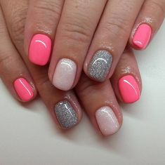 Nagellack Trends, Gel Nail Art Designs, Gel Nail Design, Shellac Nails, Neon Nails, Nail Polish Designs, Crystal Nails, Gel Nail Designs, Cute Nail Designs