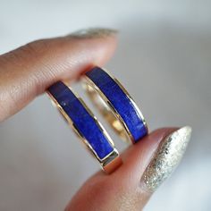 Mens Lapis Lazuli Ring, Symbol Of Wisdom, Celestial Blue, Solid Gold Band, Lapis Lazuli Ring, Blue Lapis Lazuli, Blue Lapis, Ring Band, Gold Band