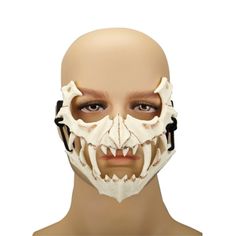 Halloween cos props skeleton mask Latex Sfx Prosthetics, Halloween Glam, Skeleton Mask, Fantasy Ball, Monami Frost, Dragon God, Dragon Sleeve Tattoos, Shoulder Jewelry, Japanese Dragon Tattoos