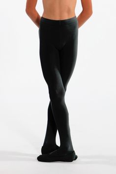 Heavyweight cotton men's footed tights with a ballet style high waist. Size Chart Full Length Compression Unitard, High Stretch Solid Color Dancewear Tights, Footless High Stretch Dance Tights, Footless High Stretch Tights For Dance, Footless High-stretch Tights For Dance, High Stretch Footless Tights For Dance, Full Length Dancewear Tights For Dance, Full-length Dance Tights, Stretch Dancewear Tights For Dance