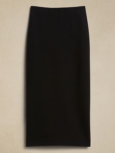 Everywhere Ponte Midi Skirt | Banana Republic Blazer And Skirt Outfits, Maxi Pencil Skirt, Fashion Technology, Ponte Fabric, Technology Fashion, Blazer And Skirt, Travel Clothes, Work Skirts, Black Pencil Skirt