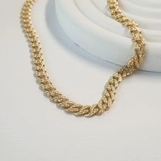 Elevate her style with our exquisite 7mm Miami Cuban Chain Necklace, crafted from luxurious 14K solid gold. Each piece is meticulously handcrafted, promising beauty and elegance that lasts a lifetime. Indulge in luxury with our Miami Cuban Chain Necklace, a symbol of strength and sophistication. The 7mm curb chain boasts a bold yet feminine design, perfect for making a statement wherever she goes. Whether it's a mama gift or a promise gift for your wife, this stunning piece is sure to captivate Anniversary Cuban Link Necklace With Adjustable Chain, Cuban Link Necklace With Adjustable Chain For Gift, 14k Gold Chunky Chain Necklace Gift, 14k Gold Chunky Chain Necklace For Gifts, Anniversary Necklace With Figaro Chain Link, Gift Jewelry With Chunky Cuban Link Chain, Elegant Cuban Link Chain Necklace As Gift, Elegant Cuban Link Chain Necklace Gift, Gift Cuban Link Chunky Chain Jewelry