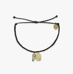 Carry a meaningful crystal with you everywhere you go. The emerald stone has calming and balancing properties, giving this piece benefits beyond style.


Charm is gold plated brass

Raw Jade Crystal Charm is approximately 10mm in height, loop is electroplated, 3mm in width  

Tag charm is gold plated brass, 14mm (H),11mm (W), 1.2mm thick. Clear glass stone is 2mm in diameter, bezel-set in bottom corner with starburst detail engraved.

Wax-coated bracelet

Pura Vida logo tag

Adjustable from appr Holistic Friendship Bracelet Jewelry, Adjustable May Birthstone Jewelry For Meditation, Adjustable Everyday Jewelry With May Birthstone, Adjustable Everyday Jewelry For May Birthstone, Adjustable Green Mineral Crystal Jewelry, Spiritual Adjustable Birthstone Jewelry, Adjustable Spiritual Birthstone Jewelry, Pura Vida Logo, Raw Emerald