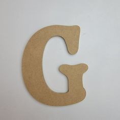 the letter c is made out of cardboard