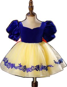 Princess Style Summer Holiday Dress, Elegant Spring Holiday Dress For Fancy Events, Cute Red Princess Dress For Spring, Red Princess Dress For Summer Party, Princess Style A-line Party Dress, Summer Party Princess Dress A-line, Yellow Princess Dress For Birthday In Spring, Princess Style Dresses For Spring Costume Party, Spring Princess Dresses For Costume Party