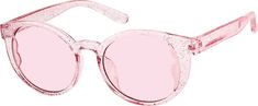 Zenni Girls Sunglasses Pink Plastic Frame Sunglasses For Girls, Diamond Face Shapes, Running Sunglasses, Aesthetic Fit, Sunglasses Pink, Diamond Face Shape, Zenni Optical, Retro Glasses, Kids Glasses