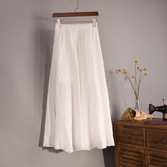 Long Linen Skirt, White Maxi Skirt, Plaid Pleated Skirt, Pleated Long Skirt, Womens Maxi Skirts, Pleated Maxi Skirt, Half Skirt, Beach Skirt, Half Sleeve Dresses