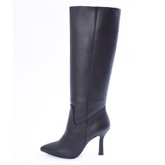 The perfect boots for your classy outfits. The spool heel is elegant but comfortable to be worn from a day in the office with a skirt suit, to a night out with a midi black dress. Choose the calf circumference and height that best fit you, click the button above to get to know how to correctly measure your calf. Details: Fine nappa leather upper, leather lining Leather sole with a non-slip rubber insert Covered block heel Slip on with internal half zip fastening Knee-high shaft Pointed toe Heel Midi Black Dress, Spool Heel, Pointed Toe Heels, Skirt Suit, Nappa Leather, Black Midi Dress, Half Zip, Classy Outfits, Knee Boots