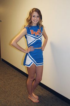 Blue Mountain State, Cheer Dress, Cheerleader Costume, Costume For Halloween, Lara Croft, Blue Mountain, My Clothes, Cheerleading, Cheer Skirts