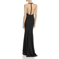 Nwt Jarlo Kate Plunging V-Neck T Back Gown 4 Deep V Neckline Open Back With T-Detail Fishtail Hem 100% Polyester Dry Clean Only Imported Elegant V-neck Backless Dress With Cutout Back, V-neck Evening Dress With Back Opening, Evening V-neck Dress With Keyhole Back, Backless Maxi Dress With Sweep Train, V-neck Backless Evening Dress With Back Zipper, Evening V-neck Backless Dress With Back Zipper, V-neck Backless Dress With Back Zipper For Evening, Evening Backless V-neck Dress With Back Zipper, Backless V-neck Dress With Back Zipper For Evening