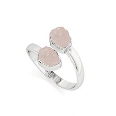 Experience the embodiment of grace and beauty with our "LUSTRE & LIGHT Natural Raw Rose Quartz Stackable Ring in Sterling Silver." Imbued with timeless elegance and crafted with meticulous care, this ring is a celebration of femininity and natural allure. At its core lies a captivating raw rose quartz gemstone, delicately set within a sterling silver band. Each stone is a testament to nature's artistry, boasting its own unique color variations and inclusions, ensuring that every ring is as uniqu Anniversary Rose Quartz Ring, Elegant Rose Quartz Crystal Ring For Anniversary, Silver Rose Quartz Jewelry With Birthstone, Raw Rose Quartz Ring, Silver Heart-shaped Rose Quartz Jewelry, Meaningful Gifts For Her, Gifts For Her Birthday, Raw Rose Quartz, Gemstone Engagement