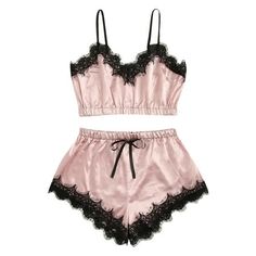 short description is not available Size: L.  Color: Black.  Gender: female.  Age Group: adult. Pijamas Women, Lingerie Design, Satin Cami Top, Panty Style, Satin Sleepwear, Satin Cami, Satin Pyjama Set, Sleepwear Sets, Pajama Set Women