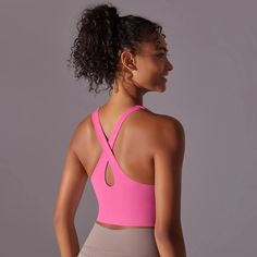 Unleash your potential with the Balance Sports Bra, where style meets performance in perfect harmony. Designed for the modern, active woman, this sexy, tight elastic sports bra top offers the support you need and the look you crave.✔️Superior Comfort✔️Sleek and Sexy✔️Ultimate Support✔️Versatile Style✔️Breathable and Quick-Drying Sports Crop Top With Built-in Bra And High Stretch, Fitted Sports Bra With Built-in Bra For Gym, Pink High Stretch Crop Top With Built-in Bra, Pink Crop Top With Built-in Bra And High Stretch, Sculpting Gym Activewear With Built-in Bra, High Stretch Racerback Yoga Bra, High Stretch Racerback Bra For Yoga, High Stretch Activewear With Built-in Bra For Light Sports, Pink Sports Crop Top With Built-in Bra