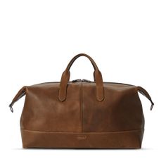 Shinola Men's Bag | Canfield Classic Holdall | Brown Leather Brown Leather, Leather