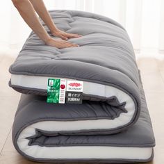 PRICES MAY VARY. Comfortable Material: Fabric: Microfiber / Filling Material: Polyester & High-Density Base Support Foam. Size: 39" wide x 80" long Color: Grey. 【Important Notice】 Please dry the floor mattress under the sun firstly, it will be recovered more quickly in the sunshine. Please kindly be noticed that we compress the futon mattress into a storage bag for transportation, so please allow at least 2-3 days to recover the thickness. 【Japanese Traditional Floor Mattress】The Shiki Futon, Ja Japanese Mattress, Japanese Futon Mattress, Japanese Floor Mattress, Futon Bedroom, Floor Mattress, Japanese Futon, Elevated Homes, Tiny Trailers, Sofa Bed Design