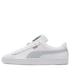 Puma Basket Classic Xxi Sneakers/Shoes Sporty White Puma Skate Shoes, White Puma Skate Shoes With Round Toe, White Puma Skate Shoes For Streetwear, White Puma Logo Skate Shoes With Round Toe, Puma Basket Classic, Sneakers Shoes, Puma Sneaker, Shoes Sneakers, Sneakers