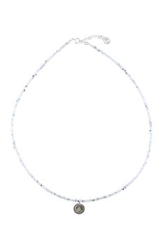 Elevate you style with the Aura Rainbow Moonstone Silver Necklace. This exquisite piece features stunning natural stones delicately embraced by a silver charm. The perfect blend of elegance and sophistication, this necklace is a must-have for any fashion-forward individual. Elegant White Moonstone Beaded Necklaces, Garnet Necklace Gold, Aura Rainbow, Moonstone Necklace Silver, Custom Gift Cards, Garnet And Gold, Protection Stones, Jewelry Choker, Love And Light