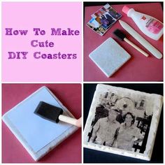 how to make cute diy coasters with photos