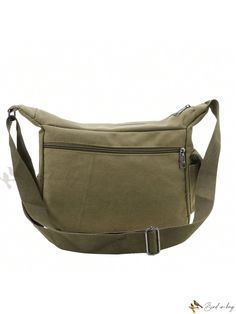 Bird in Bag - Khaki Canvas Shoulder Bag Large Capacity Multilayer Messenger Bag Large Capacity Beige Bags For Outdoor, Beige Outdoor Bag With Large Capacity, Large Capacity Beige Bag For Outdoor, Beige Large Capacity Bag For Outdoor, Beige Outdoor Bags With Zipper Pocket, Outdoor Bag With Adjustable Strap And Softback, Large Capacity Crossbody Canvas Bag For Outdoor, Large Capacity Crossbody Bag For Outdoor, Khaki Outdoor Bag With Adjustable Strap