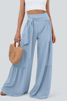 Breezeful™ High Waisted Shirred... 
$39.95

ADD-ON DEALS $19.9 Seductive Dress, Flowy Wide Leg Pants, Wide Leg Yoga Pants, Cotton Casual Pants, Quick Dry Pants, Casual Cargo Pants, Tie Waist Pants, Flowy Design, Wide Leg Palazzo Pants