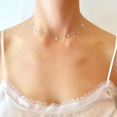 Danty Necklace, Choker Necklace Silver, Simple Choker, Starburst Necklace, Horseshoe Pendant, Diamond Heart Pendant Necklace, Neck Accessories, Diamond Solitaire Necklace, Star Pendant Necklace