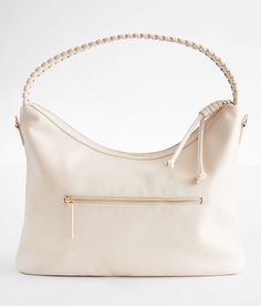 DSI America Slouchy Faux Leather Purse - Cream , Women's Cream Fabric lined purse Zipper closure Interior zipper and two pouch pockets Removable embroidered shoulder strap Dimensions: 15 3/4(L) x 4 1/4(W) x 10 1/2(H). Main: 100% PU. Lining: 100% Polyester. Do not wash. Do not bleach. Do not tumble dry. Do not iron. Do not clean with damp cloth. Apparel & Accessories Cream Hobo Bag With Zipper For Travel, Fall Hobo Bag With Zipper Closure For Errands, Everyday Beige Hobo Bag With Zipper, Cream Hobo Bag For Travel With Zipper Closure, Faux Leather Hobo Bag With Zipper And Double Handle, Cream Hobo Bag With Zipper For Daily Use, Daily Use Faux Leather Hobo Bag With Zipper, Everyday Cream Hobo Bag With Zipper, Faux Leather Double Handle Hobo Bag With Zipper