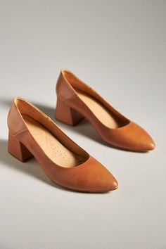 Leather upper Memory foam insole Leather, rubber sole Slip-on styling Imported | Fiorela Go-To Mid Heels by Nisolo in Brown, Women's, Size: 7.5, Leather/Rubber at Anthropologie Huma Blanco Shoes, Leather Slip-on Heels With Sculpted Heel, Modern Leather Slip-on Court Shoes, Calf Leather Heels With Branded Insole And Almond Toe, Leather Heels With Reinforced Heel And Pointed Toe, Leather Court Shoes With Reinforced Heel And Pointed Toe, Calf Leather Heels With Sculpted Heel And Round Toe, Leather Court Shoes With Pointed Toe And Branded Insole, Brown Block Heels With Sculpted Heel And Almond Toe